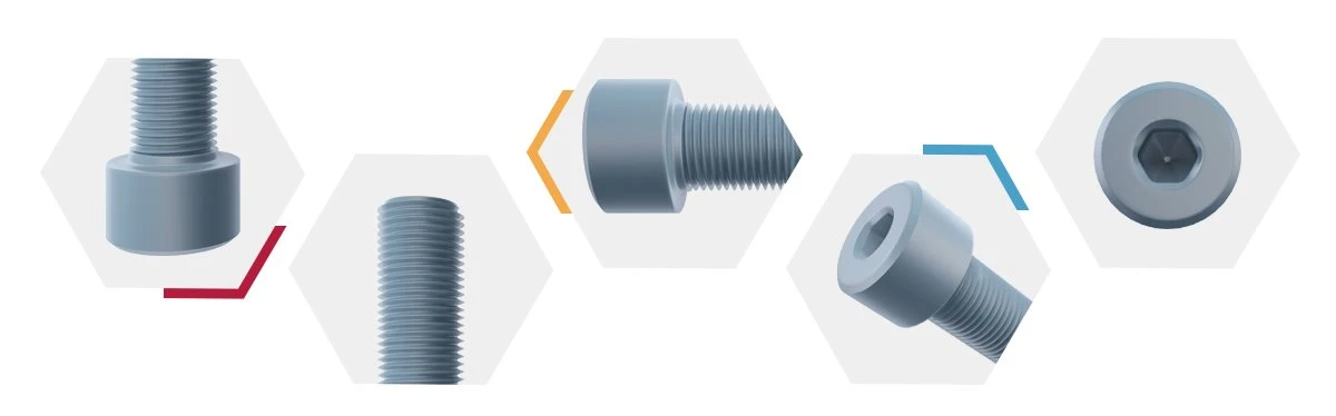 Black Allen Key Bolts-detail